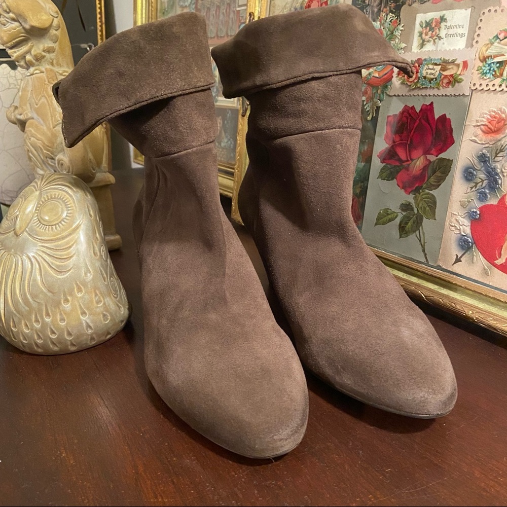 Free People Adella Sage Green booties
